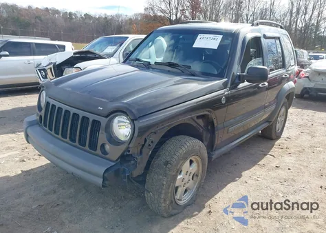 2005 Jeep Liberty Sport из США, поврежденный, VIN 1J4GL48K85W641690